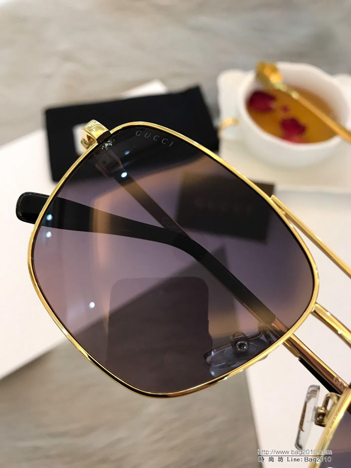 GUCCI古馳 2019新 GG2299S 小方框偏光太陽鏡 男女時尚墨鏡 超輕款  lly1667